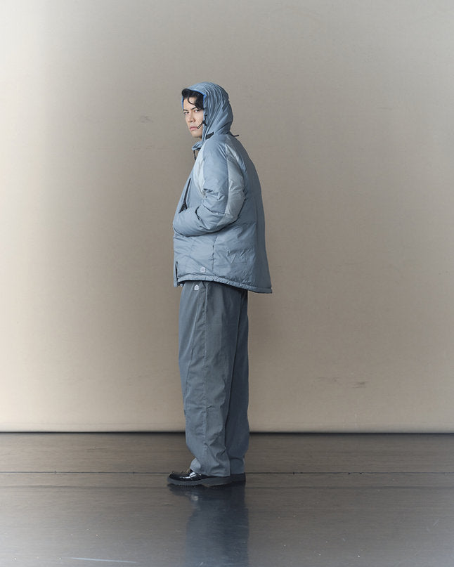 REVERSIBLE ROCKY DOWN JACKET SLATE GREY - BEV C multi label store