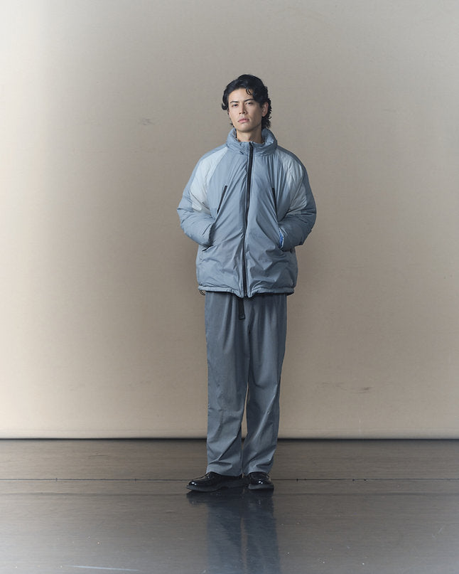 REVERSIBLE ROCKY DOWN JACKET SLATE GREY - BEV C multi label store