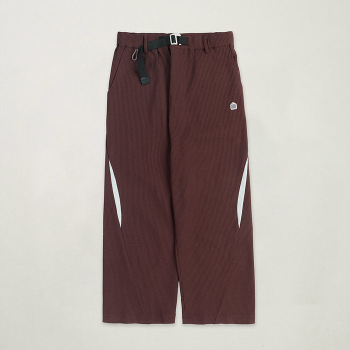 WANDERER GRID PANTS DARK BROWN - BEV C multi label store