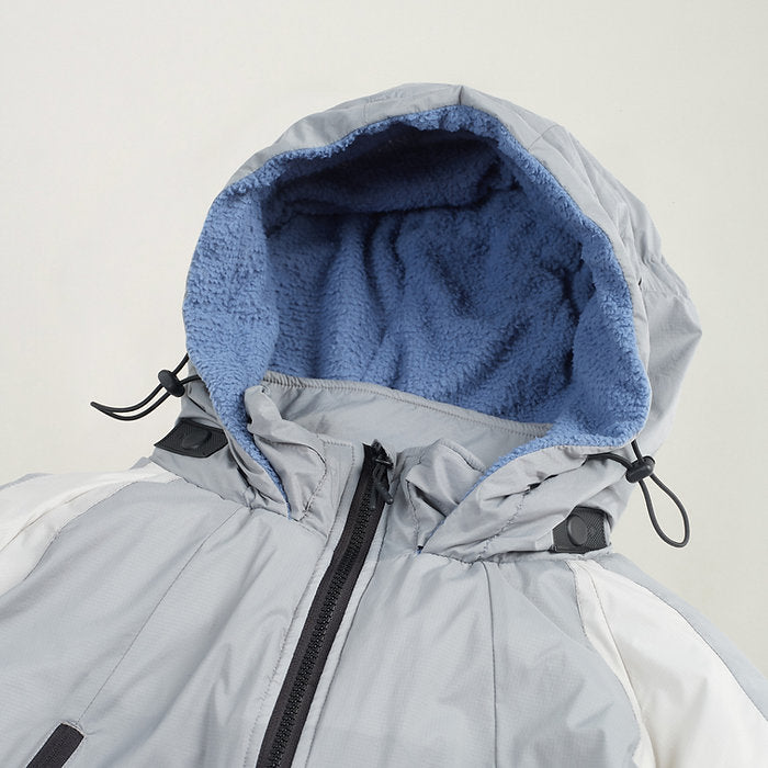 REVERSIBLE ROCKY DOWN JACKET SLATE GREY - BEV C multi label store