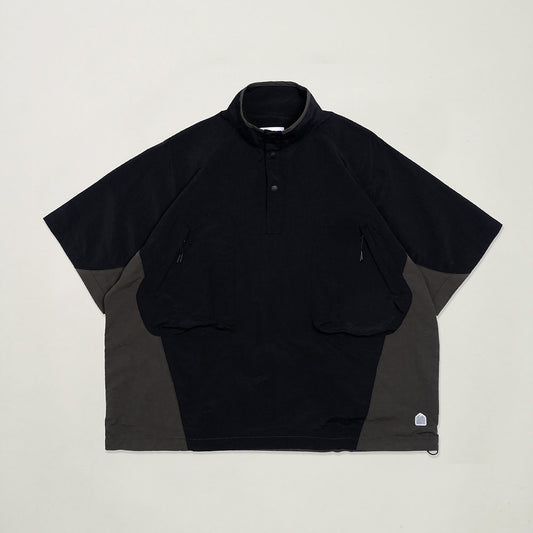 Half Snap Pullover Shirt (Noir) - BEV C multi label store