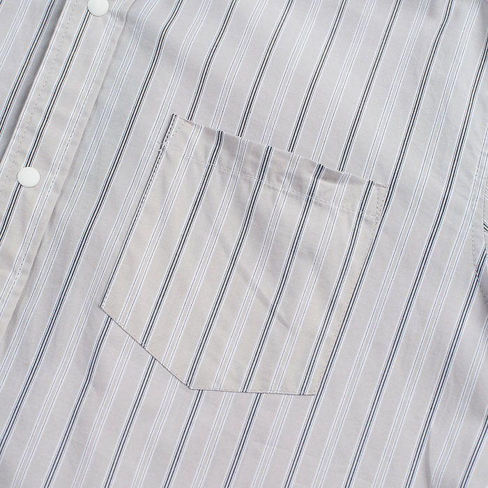 EXPLORER COMFY L/S SHIRT GREY STRIPE - BEV C multi label store