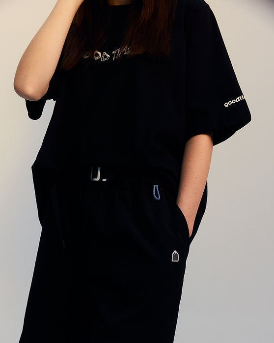 7” Splice Shorts (Black) - BEV C multi label store