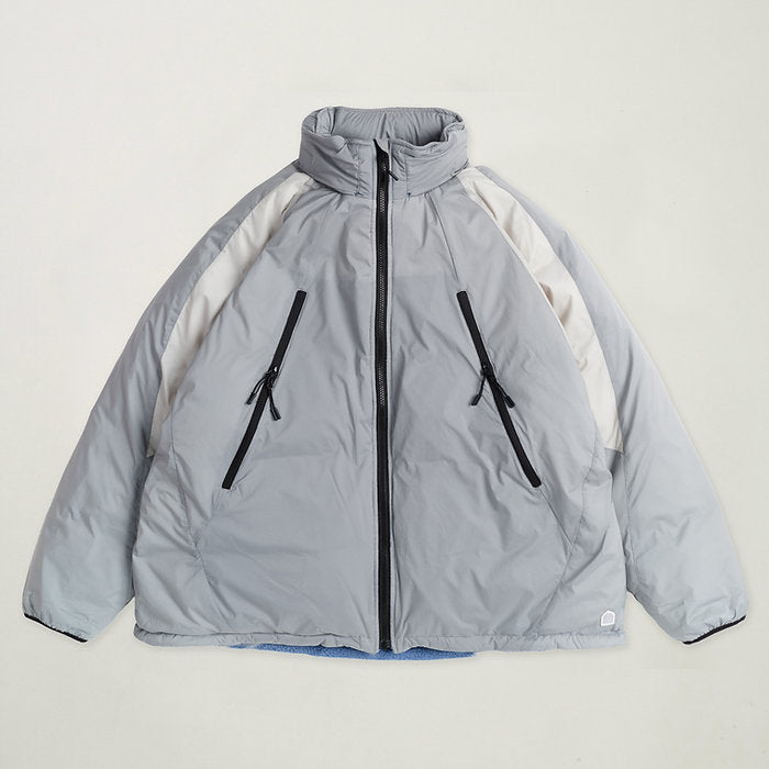 REVERSIBLE ROCKY DOWN JACKET SLATE GREY - BEV C multi label store
