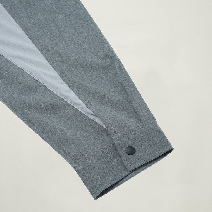 Gentle Snap Shirt (Heather Grey) - BEV C multi label store