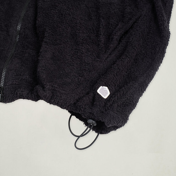PACKABLE FLEECE ROCKY JACKET BLACK - BEV C multi label store