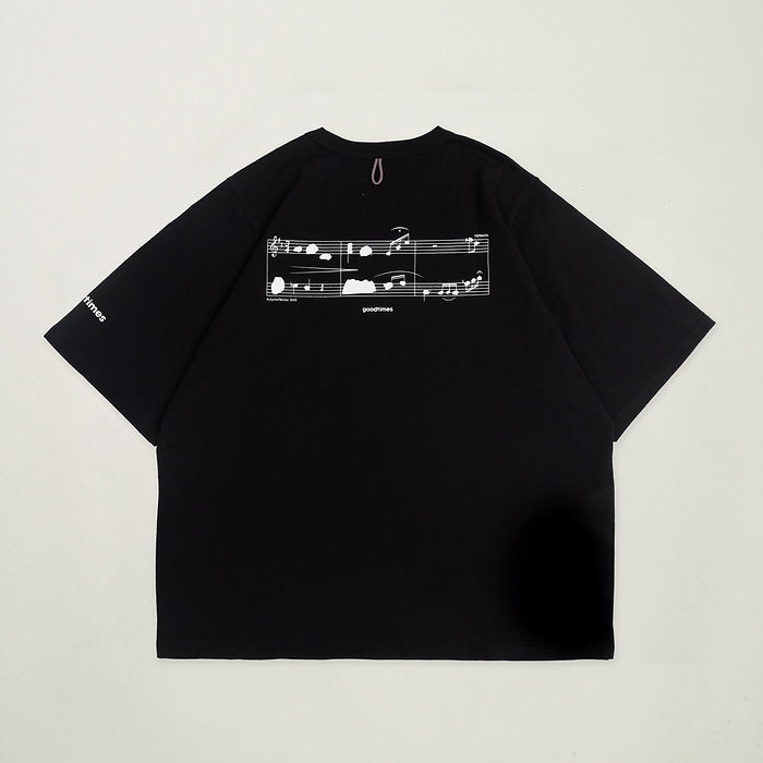 Note Tee (Black) - BEV C multi label store