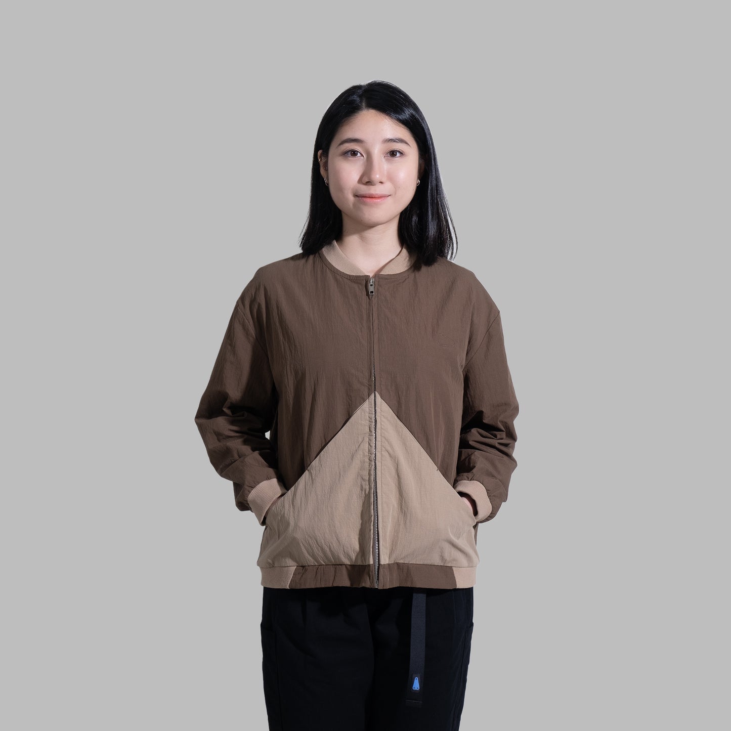 Coach Jacket / Cotton Polyester - Brown - BEV C multi label store