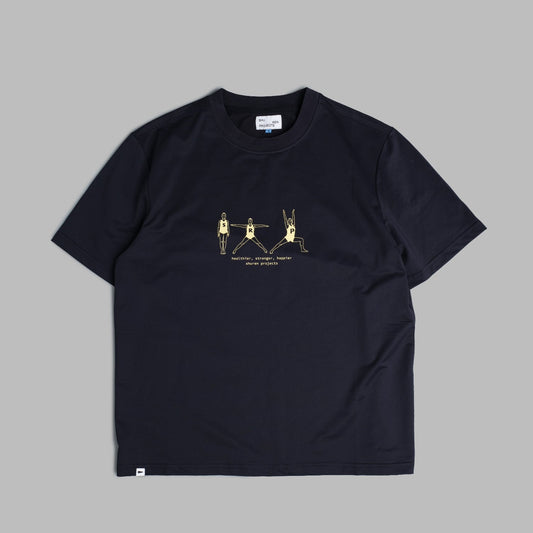 Stronger Tee / Cotton - Midnight Blue - BEV C multi label store