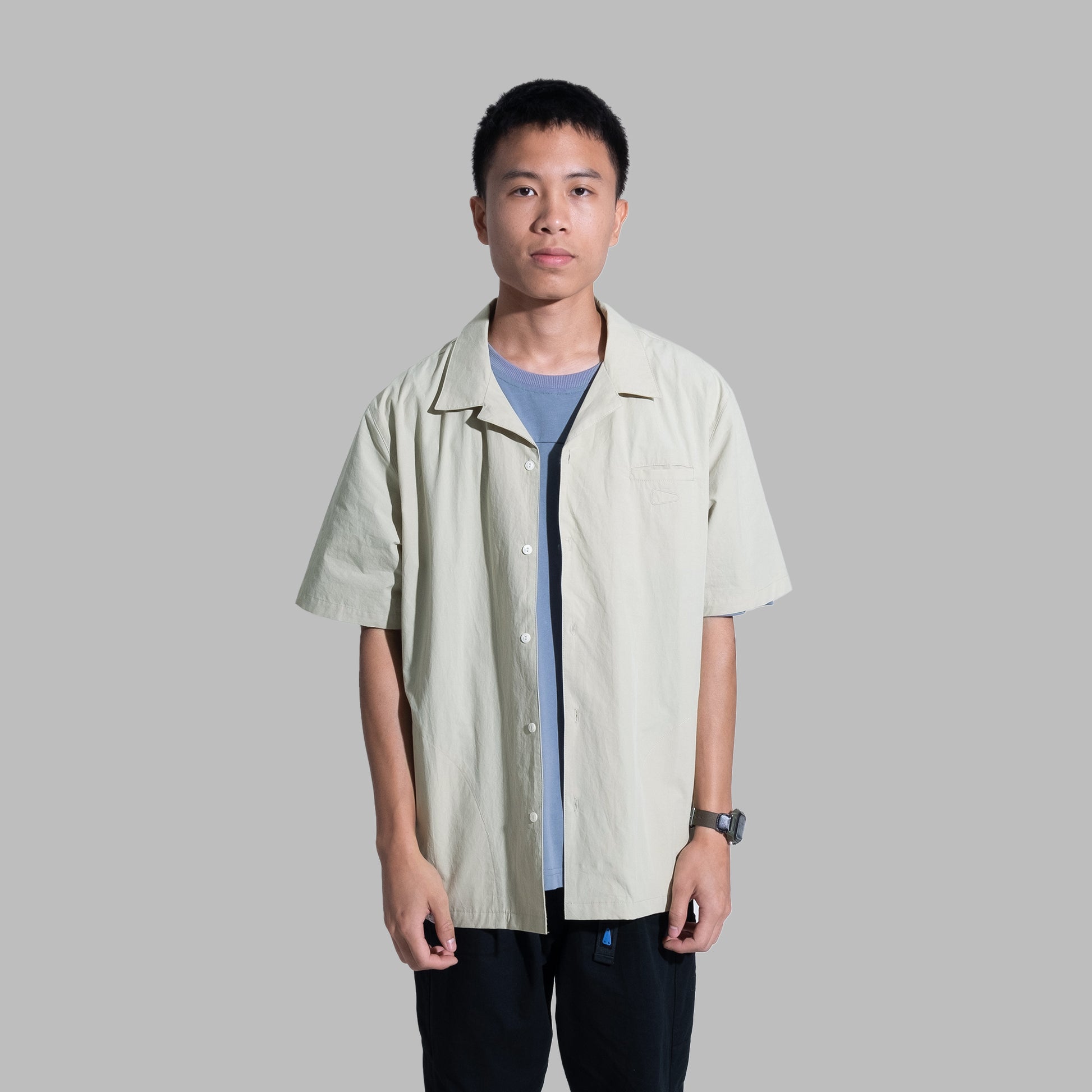 Work Shirt / Cotton - Sage Green - BEV C multi label store