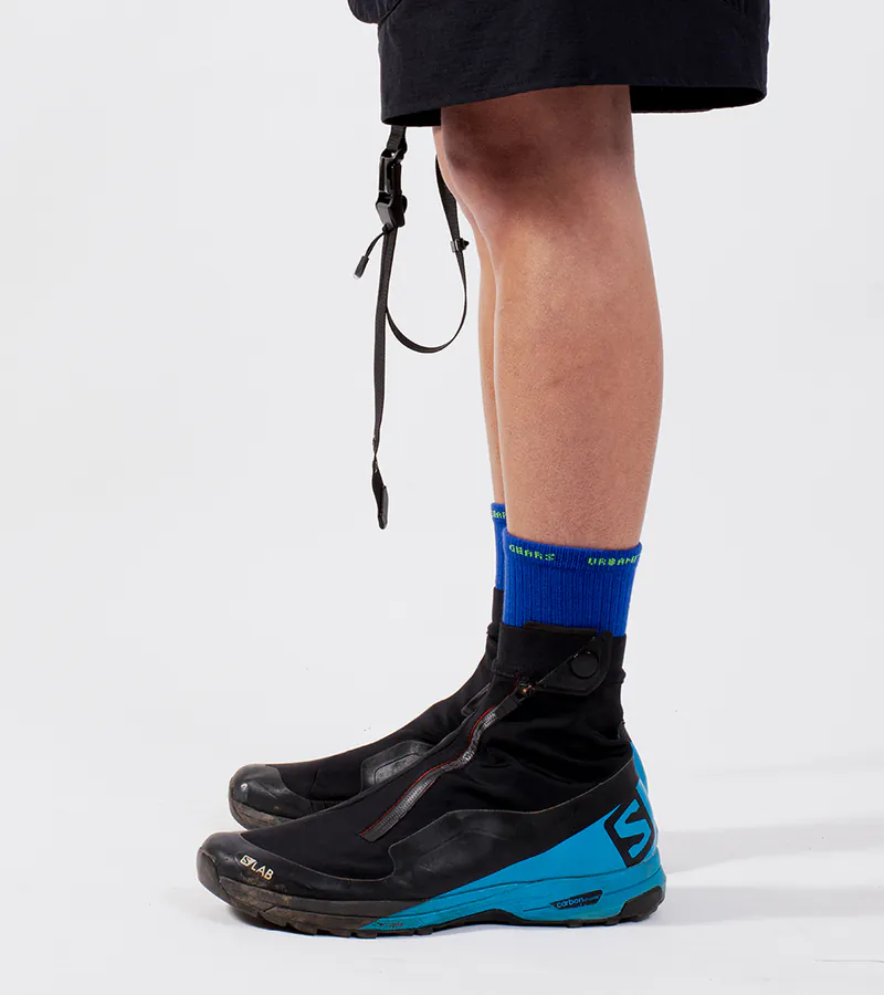 Blue - Essential Mid Socks - BEV C multi label store