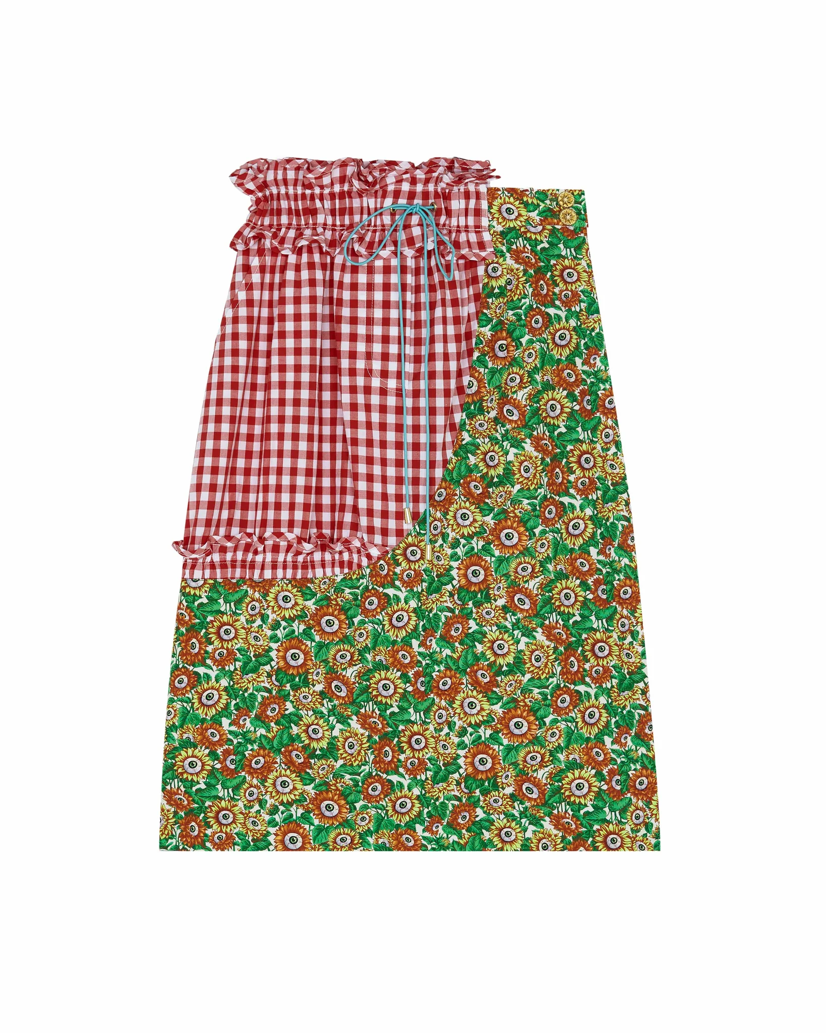 Eye Of The Beholder Skirt (Red Checks) - BEV C multi label store