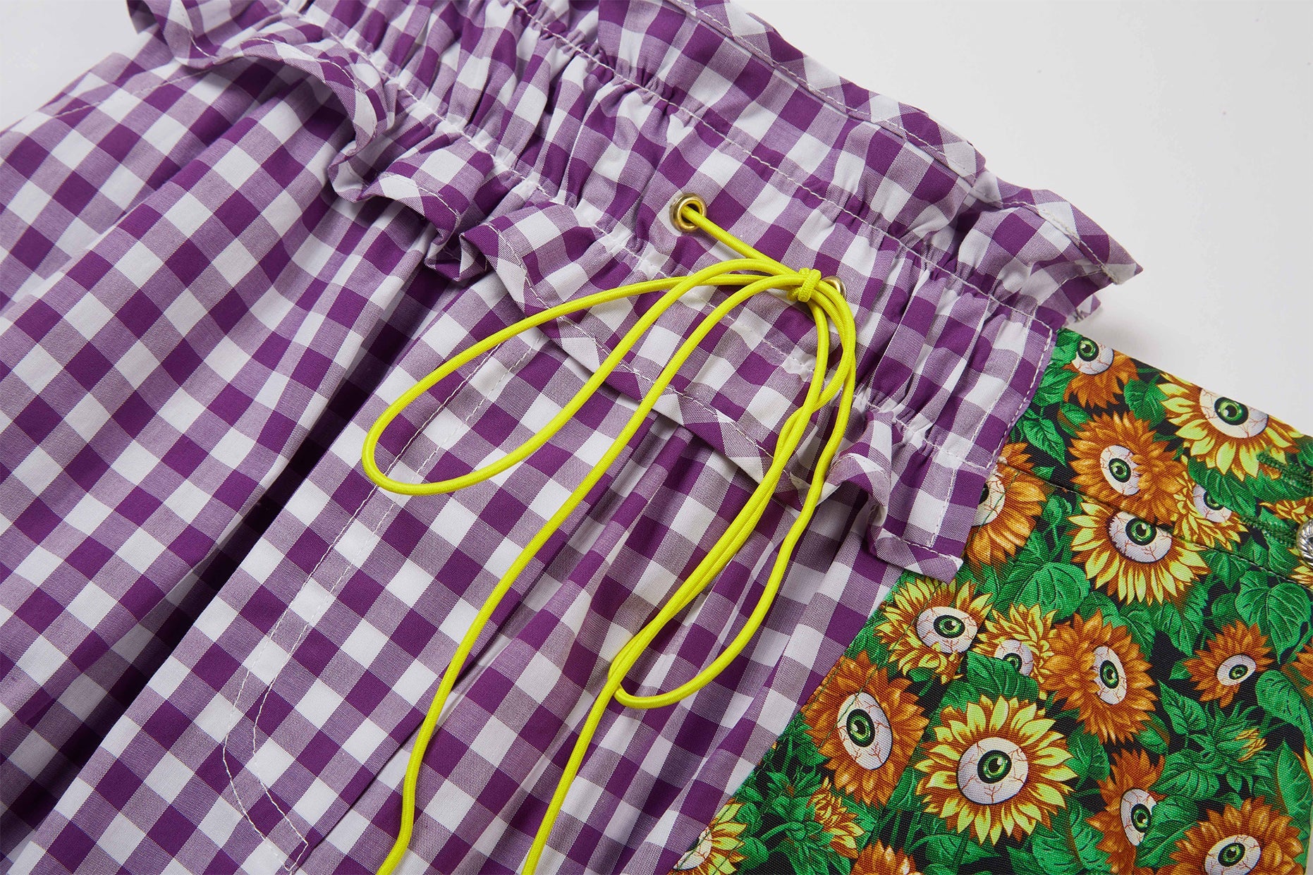 Eye Of The Beholder Skirt (Purple Checks) - BEV C multi label store