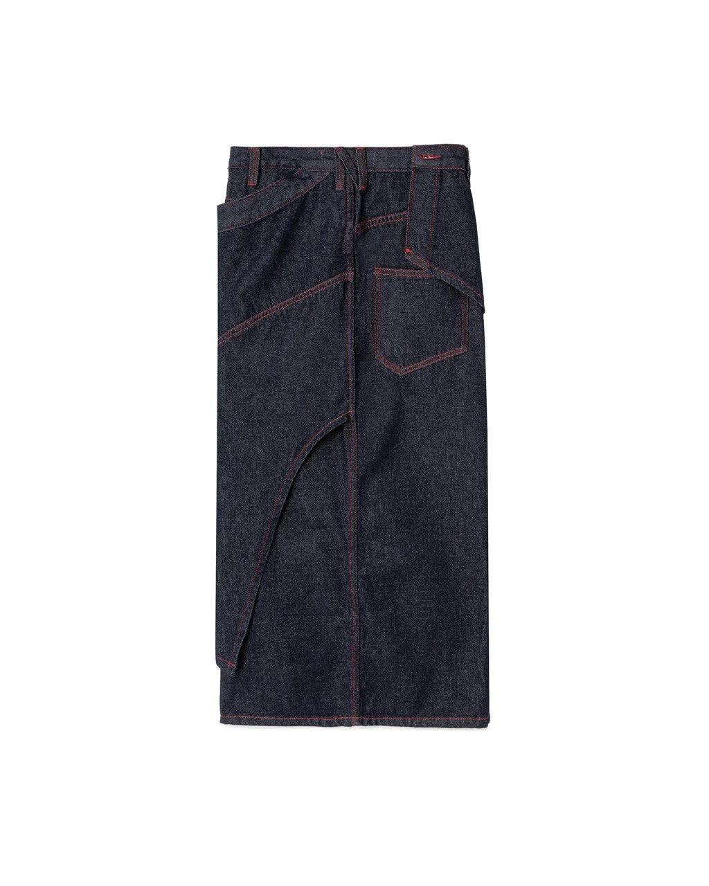 N E O VOL.2_CH.2 RED SELVAGE DENIM SKIRT - BEV C multi label store
