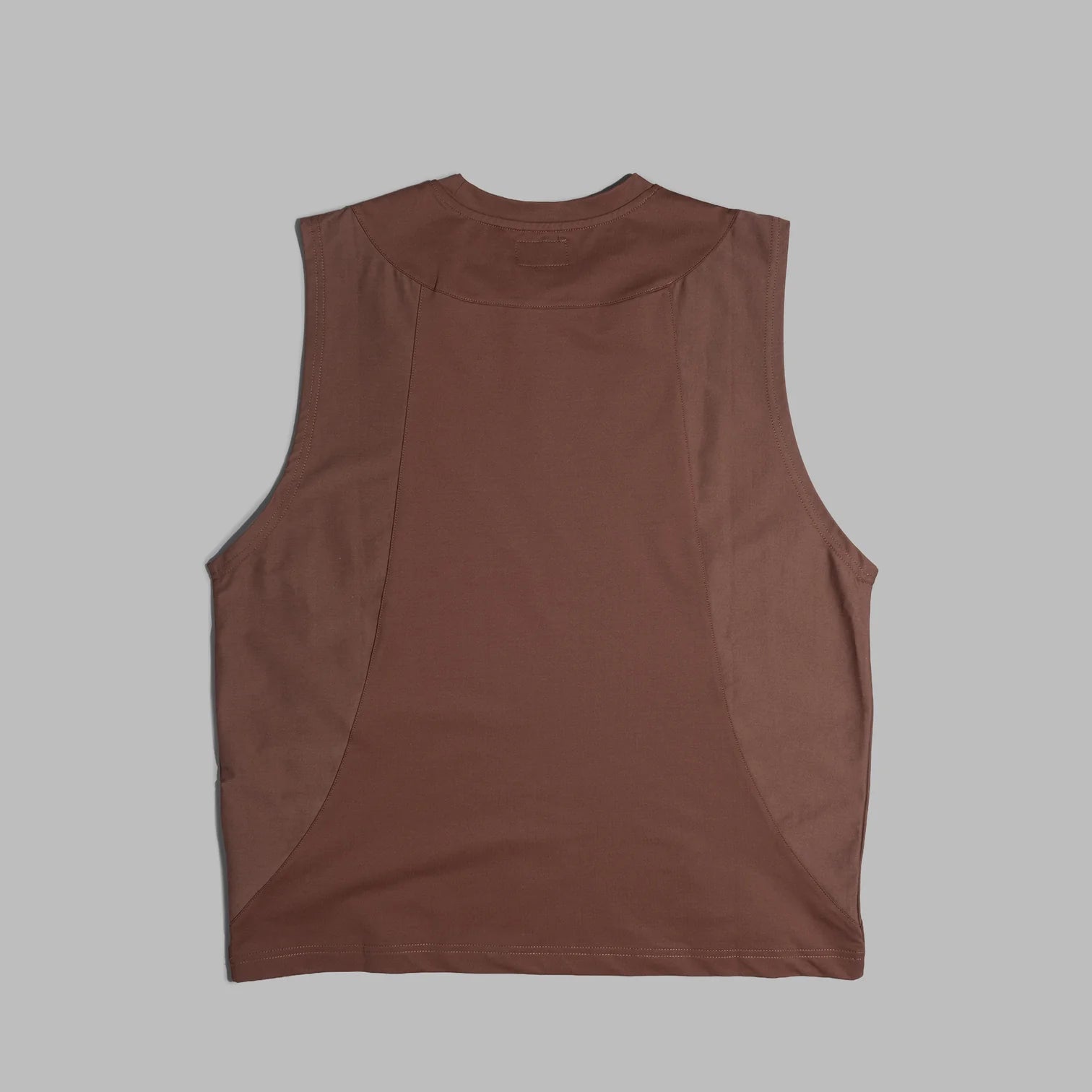 Sleeveless 2-Tone / Cotton – Maroon - BEV C multi label store