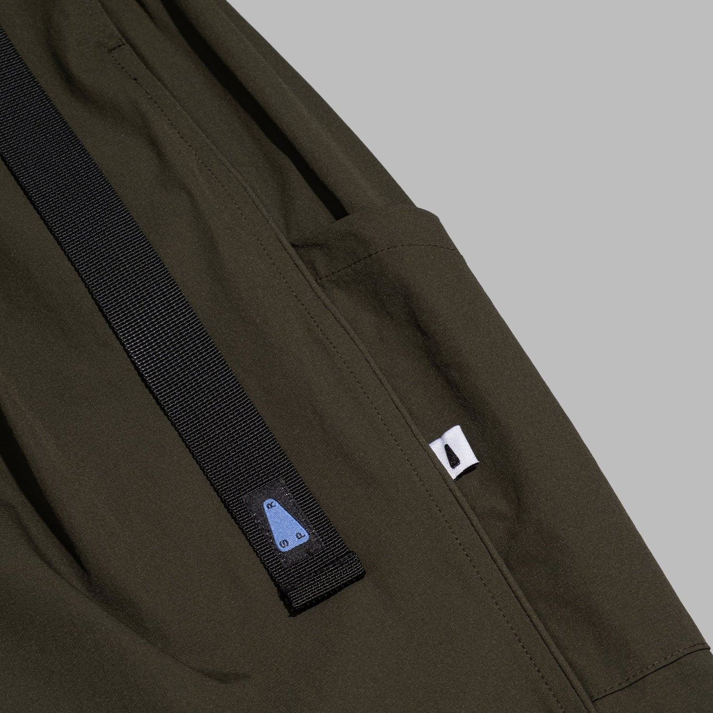 Panel Pants / Nylon – Green