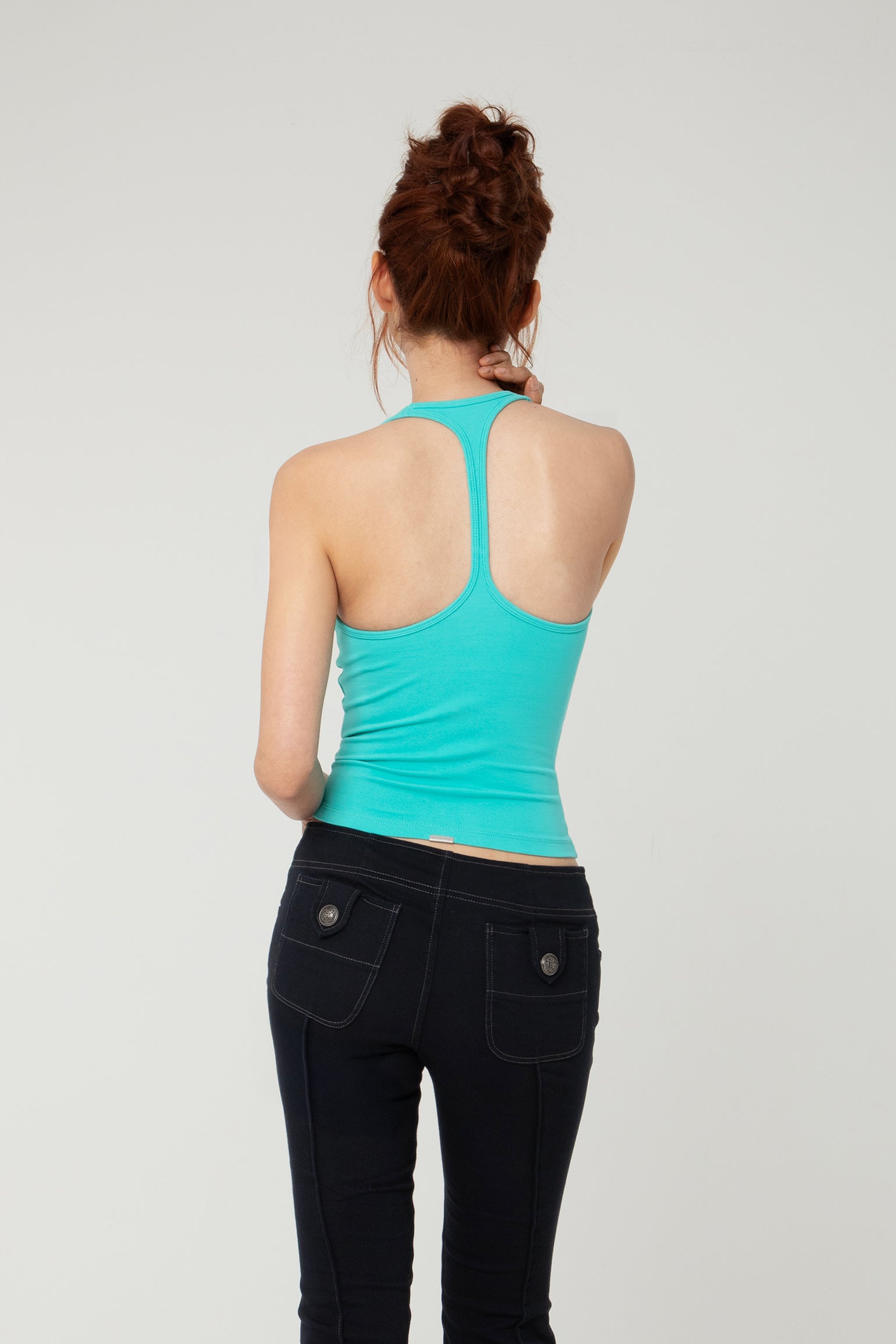 Racer Tank Aqua - BEV C multi label store