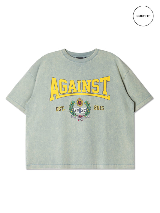 VARSITY WASHED BOXY TEE SAGE - BEV C multi label store