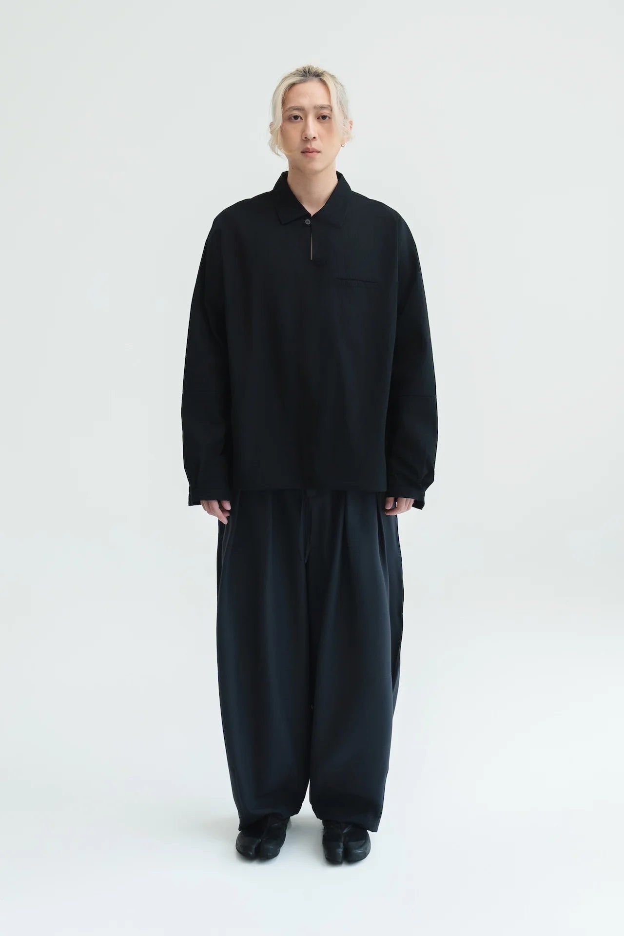Gender Neutral Cocoon Trousers (Poly / Dark Grey) - BEV C multi label store
