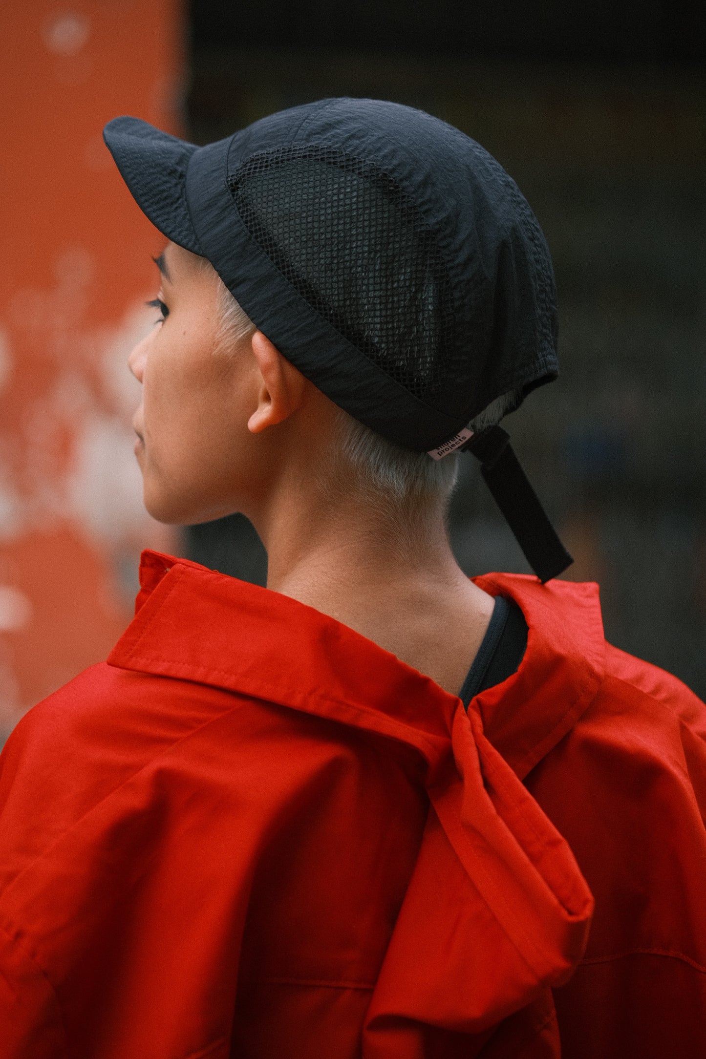Magnolia Giant Collar Shirt - Red - BEV C multi label store