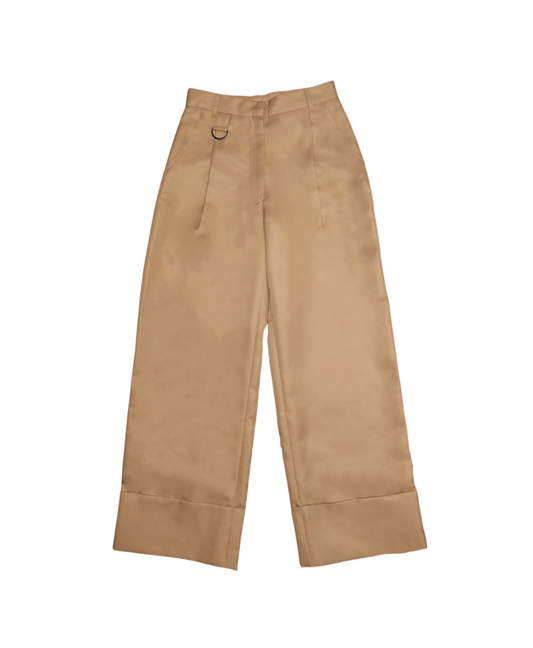 Highwaist Long Pants with Ring (Khaki) - BEV C multi label store